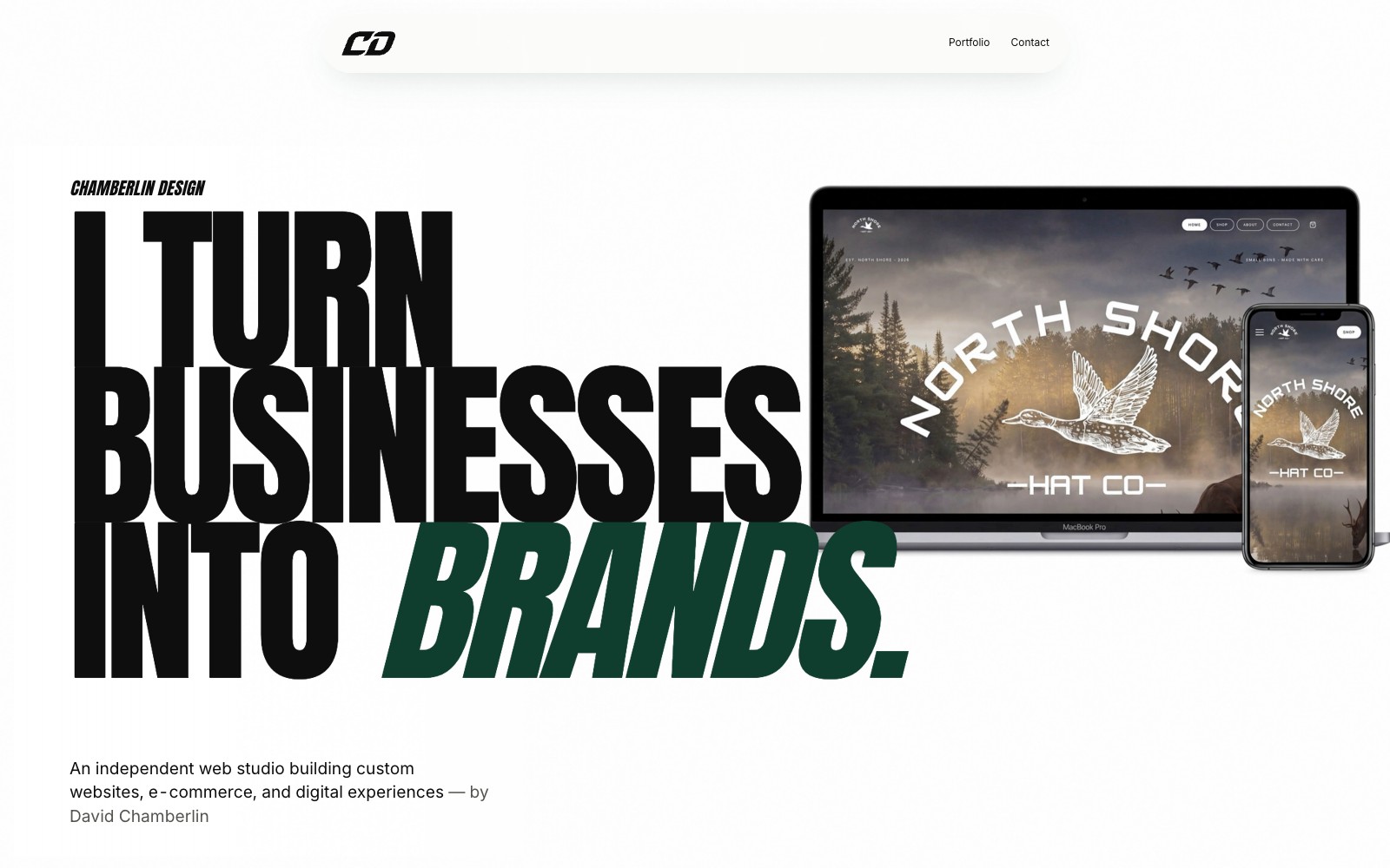 Chamberlin design and web work
